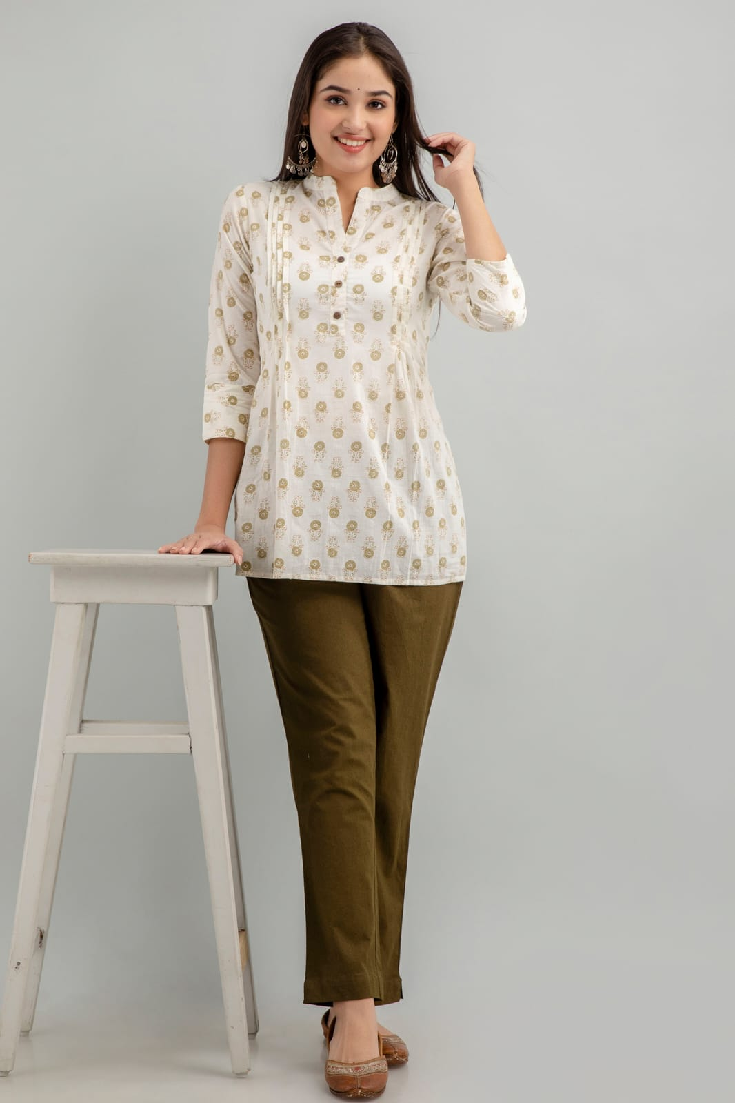 Cream Color Tunic