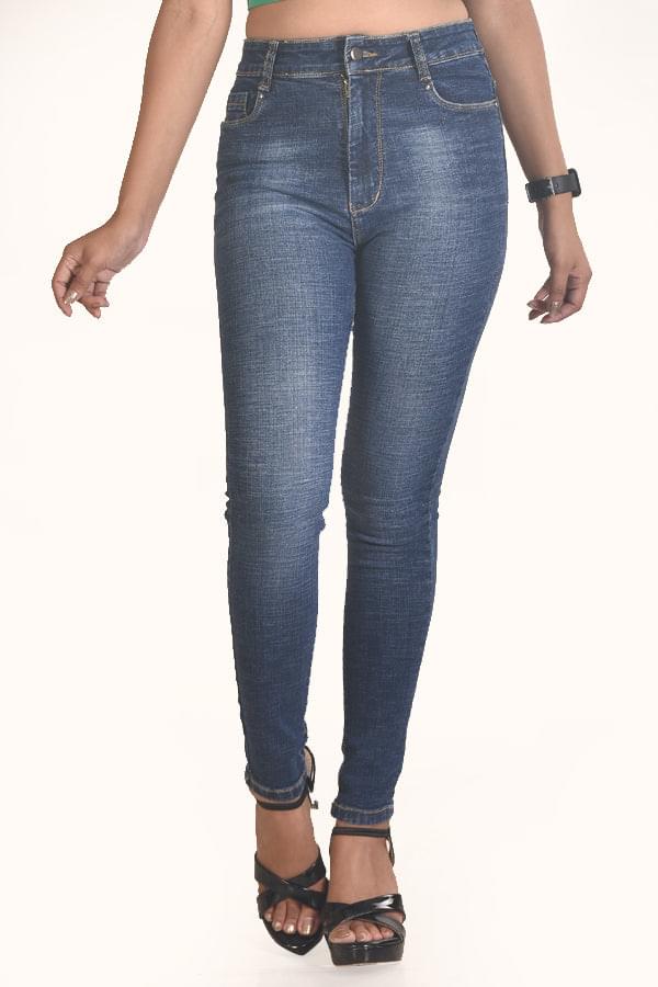 Blue Wash Skinny Women Jeans