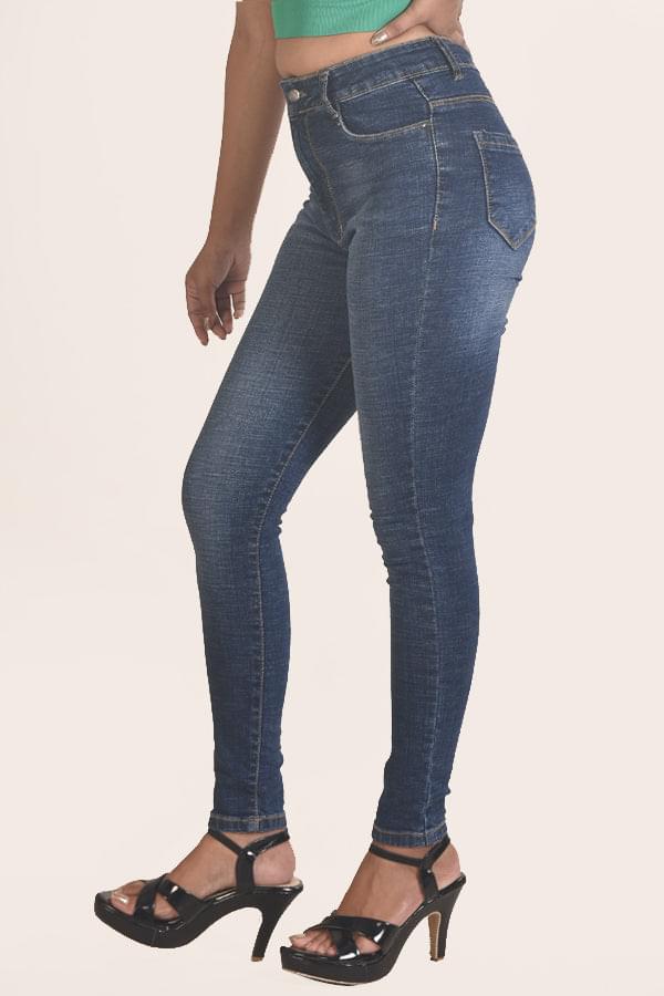 Blue Wash Skinny Women Jeans