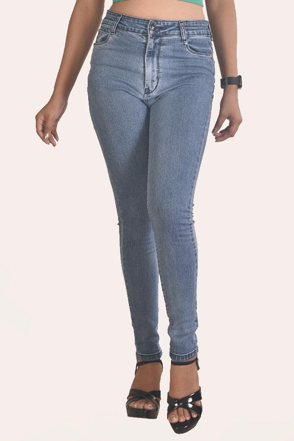 Blue Wash Skinny Women Jeans