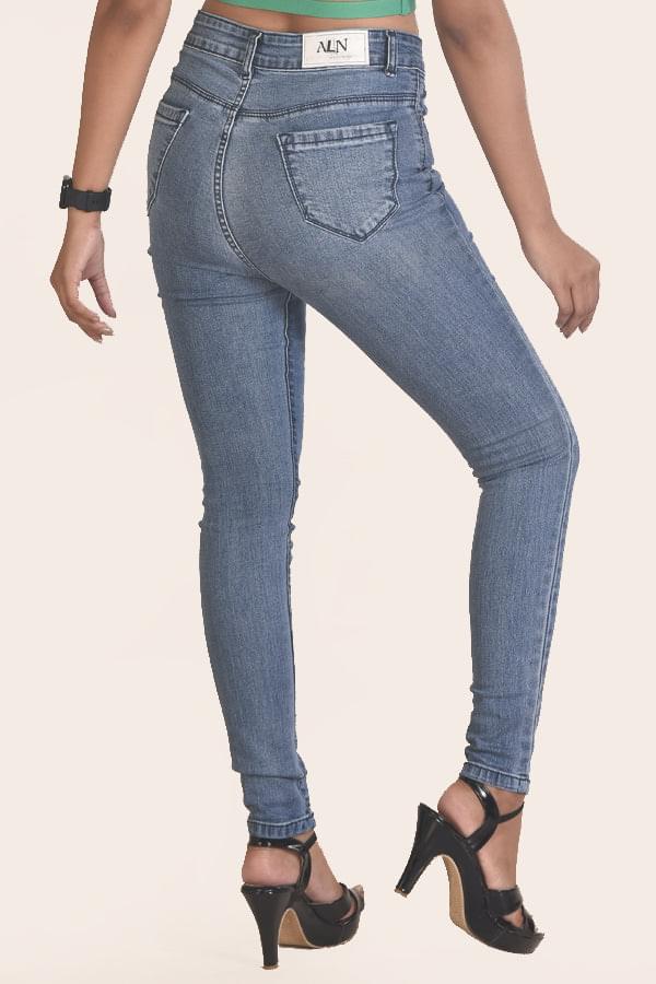 Blue Wash Skinny Women Jeans