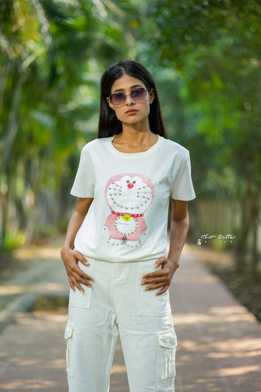 Doraemon Stud T shirt