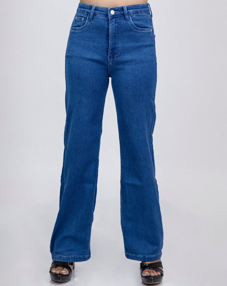 Women High Rise Wide Leg Jeans ALN