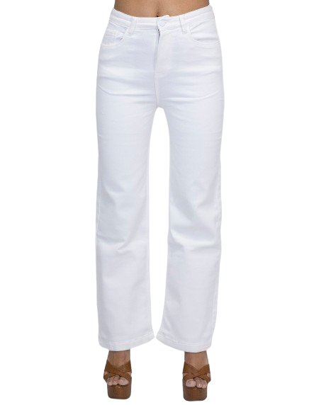 Women High Rise Wide Leg Jeans