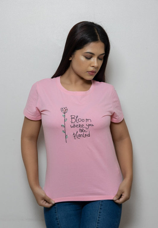 CAPTION T SHIRT pink