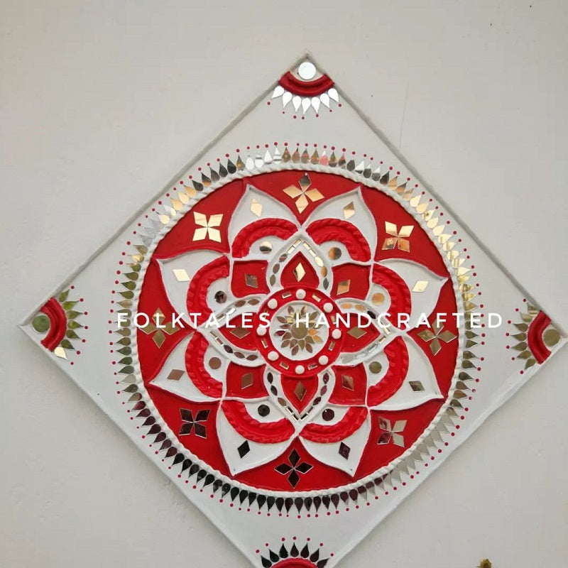 Lippan Art RedSINDOORI KAMAL