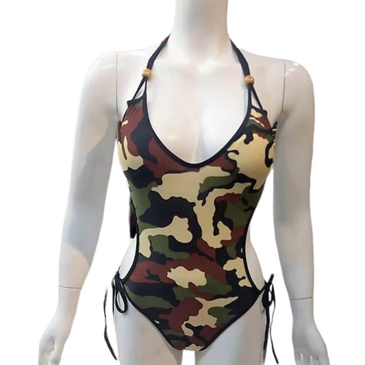 Camouflage Printed Monokini