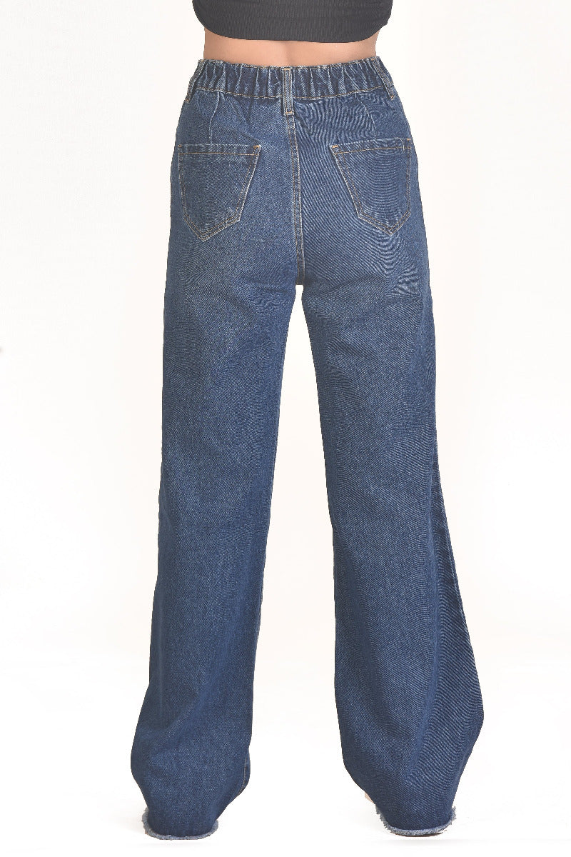 High rise Non stretch women jeans