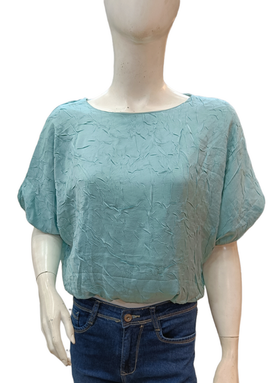 Satin Textured Balloon style top