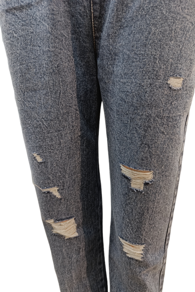 High rise rugged women joggers jeans