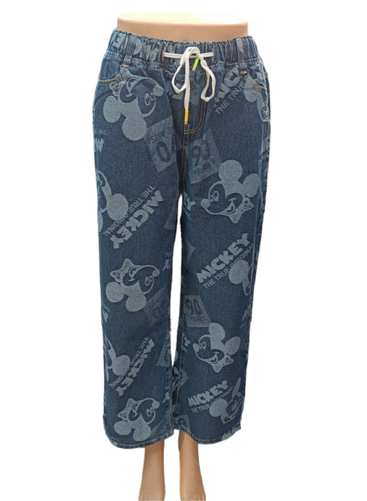 Mickey Mouse Ladies Jeans